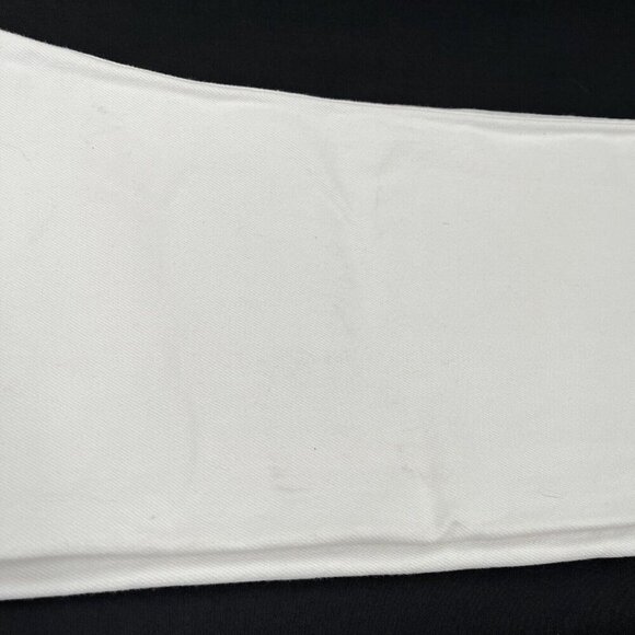 Agolde Riley‎ High Rise Straight Crop STRETCH Women's 29 in Sour Cream White - Picture 9 of 9